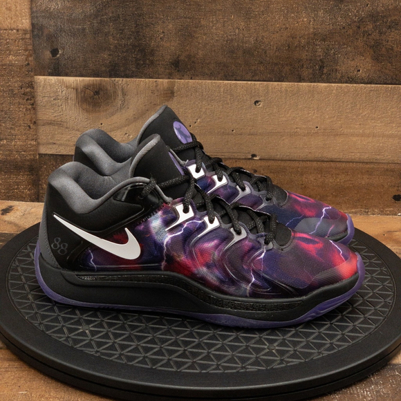 NIKE KD 17 X METRO BOOMIN NRG MENS BASKETBALL SHOES GALAXY PURPLE SIZE 8.5 - Picture 9 of 9